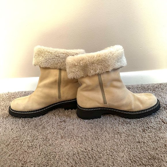Coldwater Creek Tan Winter Boots with Plush Cuff - Picture 10 of 10